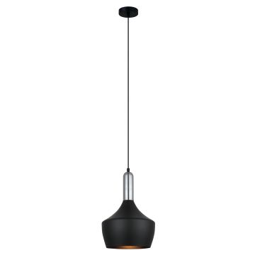 Italux OPHELIA MDM-3028/1 BK+CR lampa wisząca 1x60W/E27 