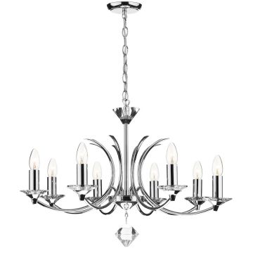 Dar Lighting Medusa MED0850 żyrandol 8x40W/E14  
