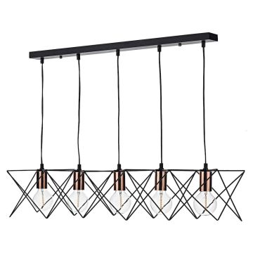 Dar Lighting Midi MID0522 lampa wisząca 5x40W/E27  