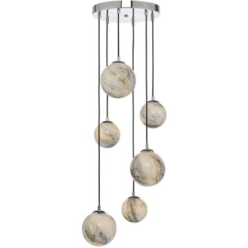 Dar Lighting Mikara MIK0650 lampa wisząca 6x5W/G9  