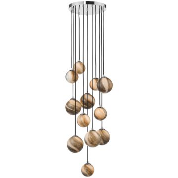 Dar Lighting Mikara MIK1250-250cm drop lampa wisząca 12x5W/G9  
