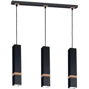 Milagro VIDAR BLACK MLP5404 lampa wisząca 3x8W/GU10 IP20 