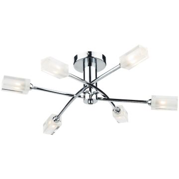 Dar Lighting Morgan MOR6450 lampa sufitowa 6x25W/G9  