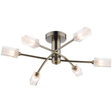 Dar Lighting Morgan MOR6475 lampa sufitowa 6x25W/G9  