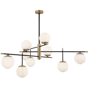 Maytoni Nostalgia MOD048PL-09G lampa wisząca 9x40W/E14  
