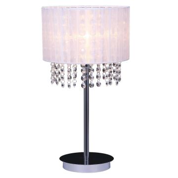 Italux ASTRA MTM1953/1 WH lampa stołowa 1x60W/E14 