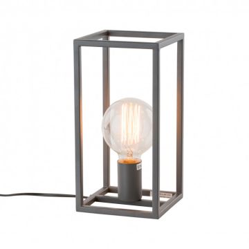 Italux SIGALO MT-BR4366-T1 GR  lampka stołowa 1x60W/E27