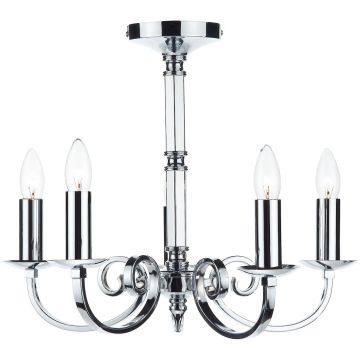 Dar Lighting Murray MUR0550 żyrandol 5x40W/E14  
