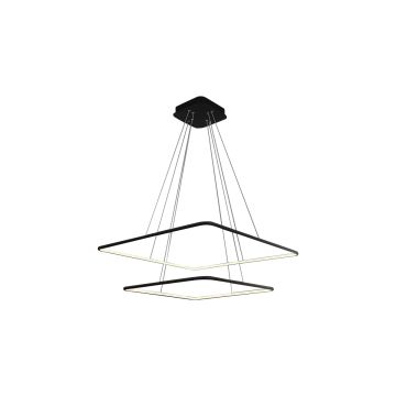 Milagro NIX BLACK ML518 Zwis sufitowy 2x50W/LED 3000K