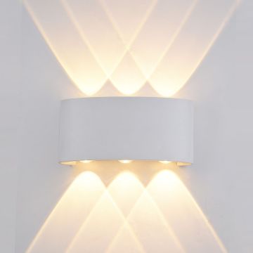 Italux Ortelo OWL-451-3-WH kinkiet 6x6W/LED IP54 3000K