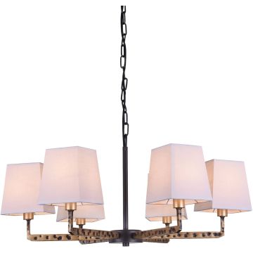 Cosmolight STOCKHOLM P06636BK AU żyrandol 6x40W/E14 IP20 