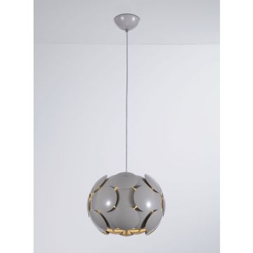 Italux SANTINA GREY P0317-01S-U1GM lampa wisząca 1x26W/E27 