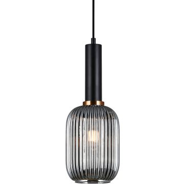 Italux Antiola PND-5588-1M-BK+SG lampa wisząca 1x40W/E27 IP20 