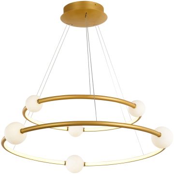 Italux Lozanna PND-20112035-2A-GD lampa wisząca 6+2x86W/LED IP20 3000K
