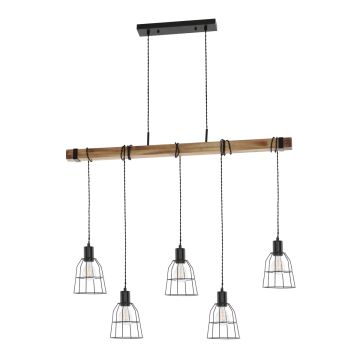 Italux PONTE PND-4290-5-L Zwis sufitowy 5x60W/E27