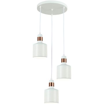 Italux Restenza PND-2439-3-WH lampa wisząca 3x40W/E27 IP20 