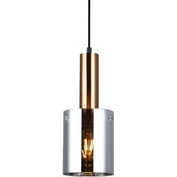 Italux Sardo PND-5581-1-BRO+SG lampa wisząca 1x40W/E27 IP20 