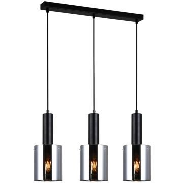 Italux Sardo PND-5581-3-BK+SG lampa wisząca 3x40W/E27 IP20 