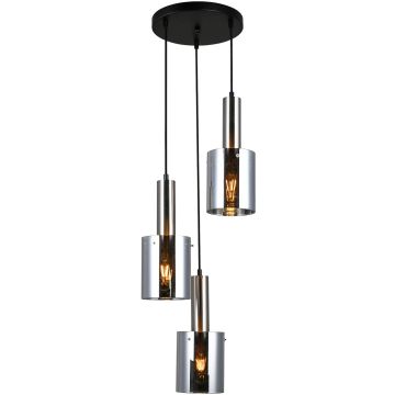 Italux Sardo PND-5581-3A-SC+SG lampa wisząca 3x40W/E27 IP20 