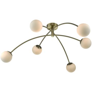 Dar Lighting Puglia PUG6475 lampa sufitowa 6x20W/G9 IP20 
