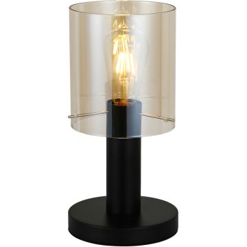 Italux Sardo TB-5581-1-BK+AMB lampa stołowa 1x40W/E27 IP20 