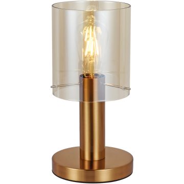 Italux Sardo TB-5581-1-BRO+AMB lampa stołowa 1x40W/E27 IP20 