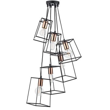 Dar Lighting Tower TOW0622 lampa wisząca 6x40W/E27  