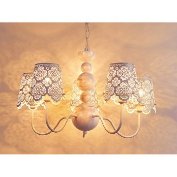 Italux ARIANNA V2473B-5 WH żyrandol 5x40W/E14 