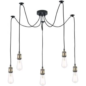 Dar Lighting Waco WAC0575 lampa wisząca 5x60W/E27  