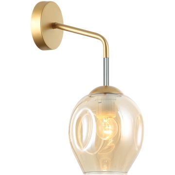 Italux Borgo WL-30843-1 GD+AMB kinkiet 1x40W/E27 IP20 