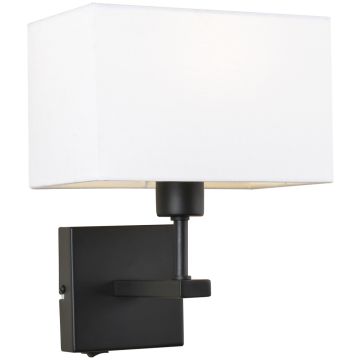 Italux Norte WL-1122-1-A-BM-RC-WH kinkiet 1x60W/E27 IP20 