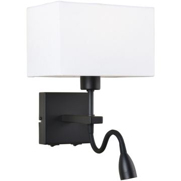 Italux Norte WL-1122-2-BL-BM-RC-WH kinkiet 2x60W, 3W/E27, LED IP20 3000K