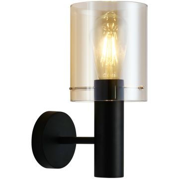 Italux Sardo WL-5581-1A-BK+AMB kinkiet 1x40W/E27 IP20 