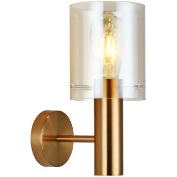 Italux Sardo WL-5581-1A-BRO+AMB kinkiet 1x40W/E27 IP20 