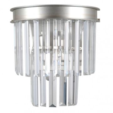 Italux Verdes WL-44372-2A-SLVR-BRW kinkiet 2x40W/E14 IP20 