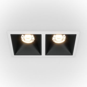 Maytoni Alfa LED DL043-02-10W4K-SQ-WB downlight 2x20W/LED 4000K IP20 1000lm