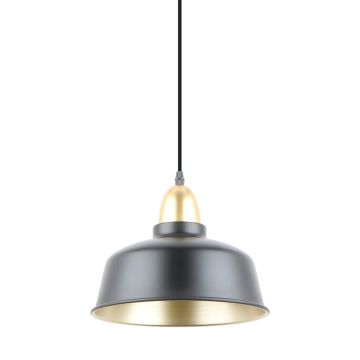 Zuma line MENSA A8063-BK lampa wisząca 1x40W/E27 230V IP20