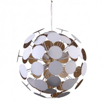 Italux MAILONE AD20180/6B WH+GD  Lampa wisząca 6x40W/E14