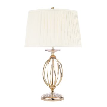 Elstead Lighting AEGEAN AG/TL POL BRASS lampa stołowa 1x60W/E27 
