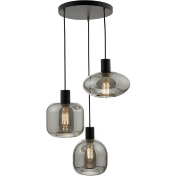 Dar Lighting Aiden AID0310 lampa wisząca 3x60w/e27   