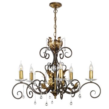 Elstead Lighting AMARILLI AML5 BRONZE żyrandol 5x60W/E14 