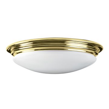 Elstead Lighting Brompton BATH-BROMPTON-F-PB plafon sufitowy 1x10W/GX53  IP44