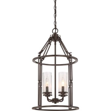 Quoizel Buchanan QZS-BCN5204WT lampa wisząca 4x60W/E14  