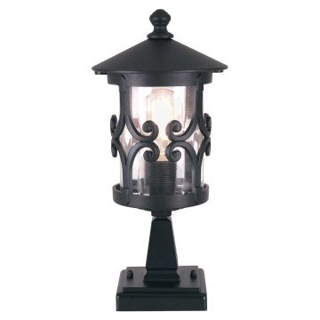 Elstead Lighting HEREFORD BL12 BLACK zewnętrzna lampa stojąca 1x100W/E27 