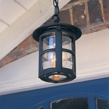 Elstead Lighting HEREFORD BL21B BLACK lampa wisząca 1x100W/E27 