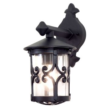 Elstead Lighting HEREFORD BL8 BLACK kinkiet 1x100W/E27 