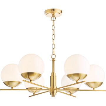 Dar Lighting Bombazine BOM0635 żyrandol 6x40w/e14   