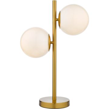 Dar Lighting Bombazine BOM4235 lampka stołowa 2x40w/e14   