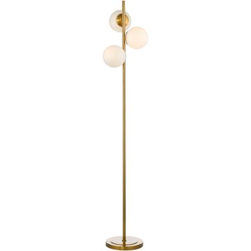 Dar Lighting Bombazine BOM4935 lampa podłogowa 3x40w/e14   