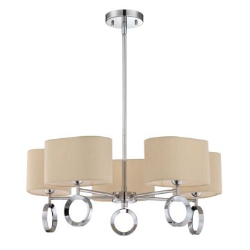 Quoizel Brock QZS-BRK5005C żyrandol 5x60W/E27  